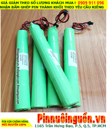 Pin đèn Exit thoát hiểm 4.8v SC1800mAh; Pin đèn sự cố khẩn cấp 4.8v SC1800mAh; Pin sạc 4.8v SC1800mAh
