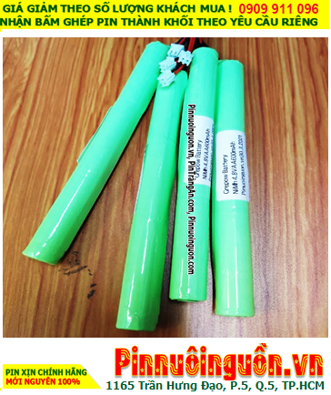 Pin đèn Exit thoát hiểm 4.8v AA600mAh; Pin đèn sự cố khẩn cấp 4.8v AA600mAh; Pin sạc NiMh NiCd 4.8v AA600mAh