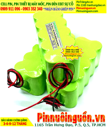 Pin đèn Exit 12V-C4500mAh, Pin đèn khẩn cấp 12V-C4500mAh, Pin đèn thoát hiểm 12V-C4500mAh | Có sẳn hàng