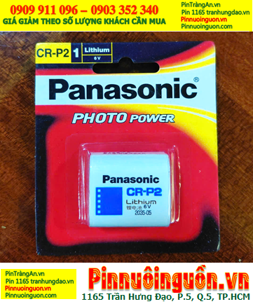 COMBO 01Hộp=10vỉ Pin 6v Lithium Panasonic CR-P2CH/1B _Giá chỉ 1.790.000 /Hộp