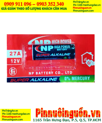 Pin NP 27A MN27; Pin 12v Remote điều khiển NP  High Voltage 27A, MN27 Alkaline chính hãng