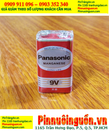 Pin Panasonic 6F22DT/1S; Pin 9v vuông Panasonic 6F22DT/1S Hi-top High Quality (Loại gói 01viên)
