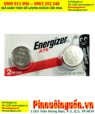 Energizer A76 LR44, Pin 1.5v alkaline Energizer A76 LR44 AG13 chính hãng