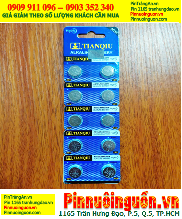 COMBO vỉ 10viên Pin Tianqiu AG13-357A-LR44-A76 _Giá chỉ 29.000vnd/ vỉ 10viên