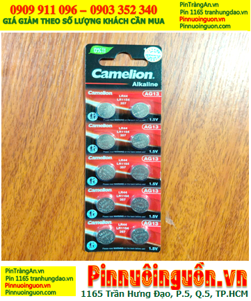 COMBO vỉ 10viên Pin Camelion AG13 _LR44 _A76 _Giá chỉ 37.000vnd/ Vỉ 10viên