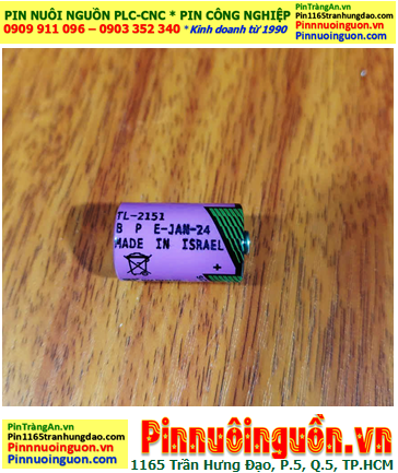 Tadiran TL-2151; Pin nuôi nguồn Tadiran TL-2151 lithium 3.6v 1/2AA 1200mAh chính hãng