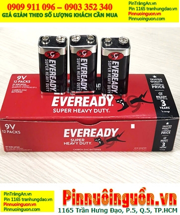 COMBO mua 01hộp =12viên Pin 9v Eveready 1222-SW1 6F22 chính hãng _Giá chỉ 289.000/Hộp 12viên