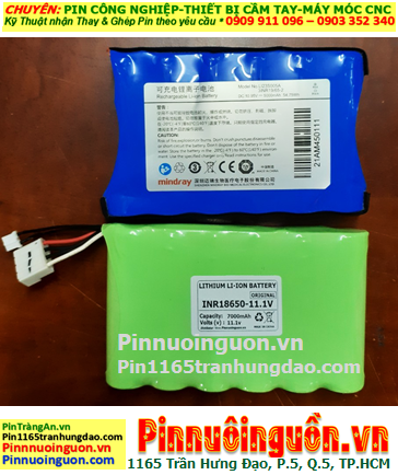 Pin máy theo dõi Bệnh Nhân Mindray Umec 8 (Pin sạc 11.1v-7000mAh) /Nhận thay pin mới máy Mindray