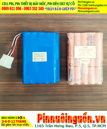Pin thiết bị y tế 24v-18670-4500mAh, Pin sạc NiMh chất lượng cao 24v-18670-4500mAh chính hãng