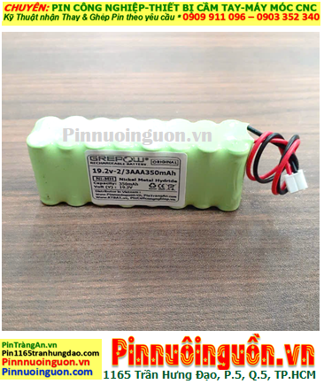 Pin sạc 19.2v-2/3AAA350mAh, Pin sạc NiMH 19.2v-2/3AAA350mAh, Pin GREPOW 19.2v-2/3AAA350mAh chất lượng cao