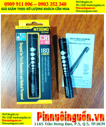 Nitecore MT-06MD, Đèn pin siêu sáng Nitecore MT-06MD (180Lumens-chiếu xa 100m) chính hãng