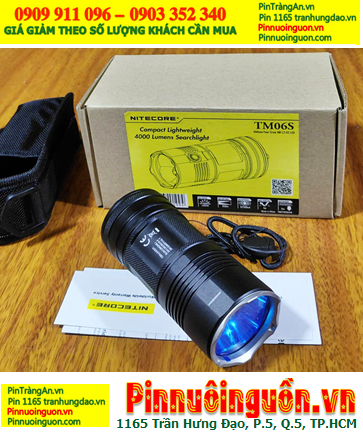 Nitecore TM-06, Đèn pin siêu sáng Nitecore TM-06S (4000lumes bóng CREE XM-L2 U3) chính hãng