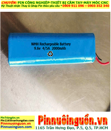 Pin van cầu gang 10SJ /Nhận thay pin Pin van cầu gang 10SJ (Pin sạc NiMh 9.6v 1700mAh) /có bảo hành
