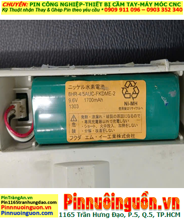 Pin van cầu gang 10SJ /Nhận thay pin Pin van cầu gang 10SJ (Pin sạc NiMh 9.6v 1700mAh) /có bảo hành