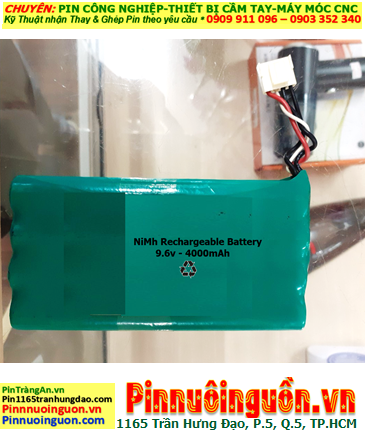 Pin sạc NiMh 9.6v-4000mAh, Pin máy đo điện tim 9.6v-4000mAh /Nhận thay pin máy đo điện tim các hãng