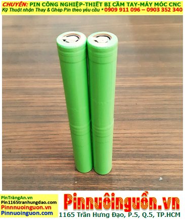 Pin đèn Pin 3.7v-18650-5000mAh, Pin sạc Lithium 3.7v-18650-5000mAh /Nhận thay pin đèn pin các hãng