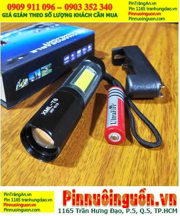 Ultrafire A100, Đèn pin siêu sáng Ultrafire A100 với bóng CREE LED  chiếu xa 500-600m | HÀNG CÓ SẲN