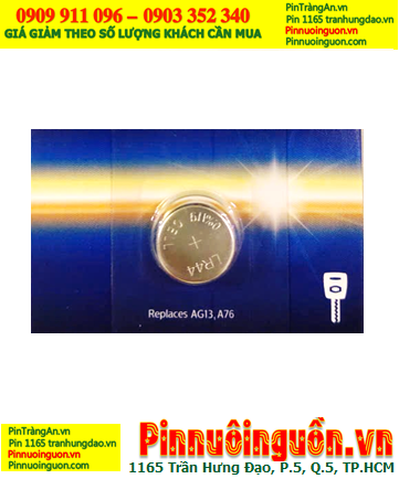 Philips LR44 A76, Pin cúc áo alkaline 1.5v Philips LR44 A76 chính hãng